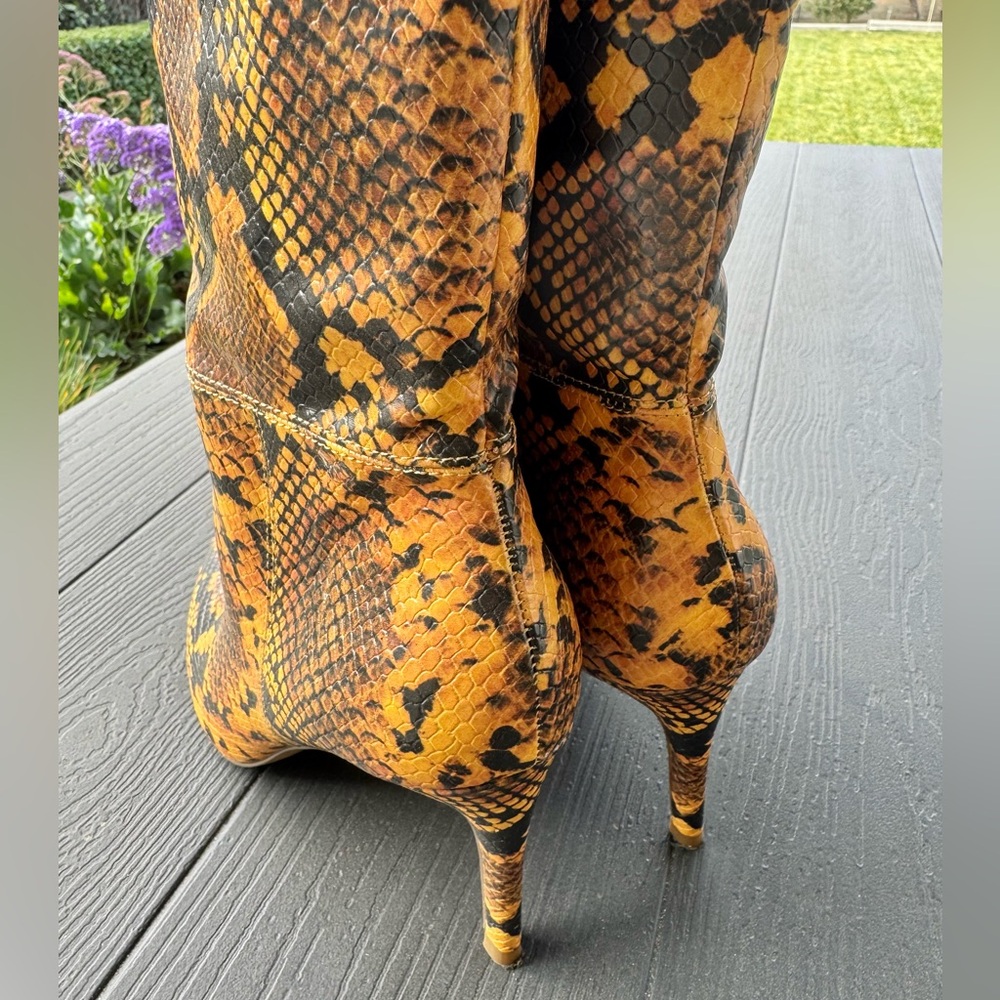 Steve Madden python long boots - Picture 5 of 12